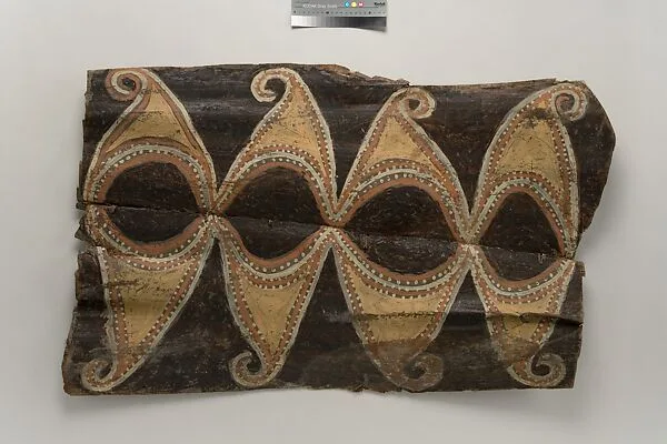 Painting from a Ceremonial House Ceiling — Kurumbai, Wanyi clan|Artists of Mariwai Village
