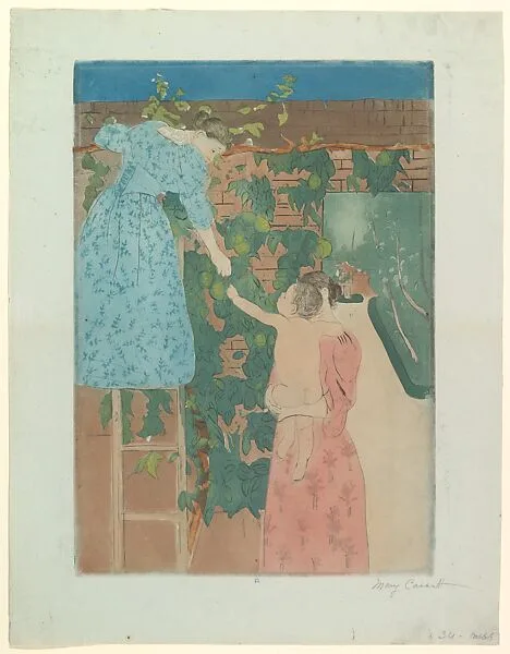 Gathering Fruit — Mary Cassatt