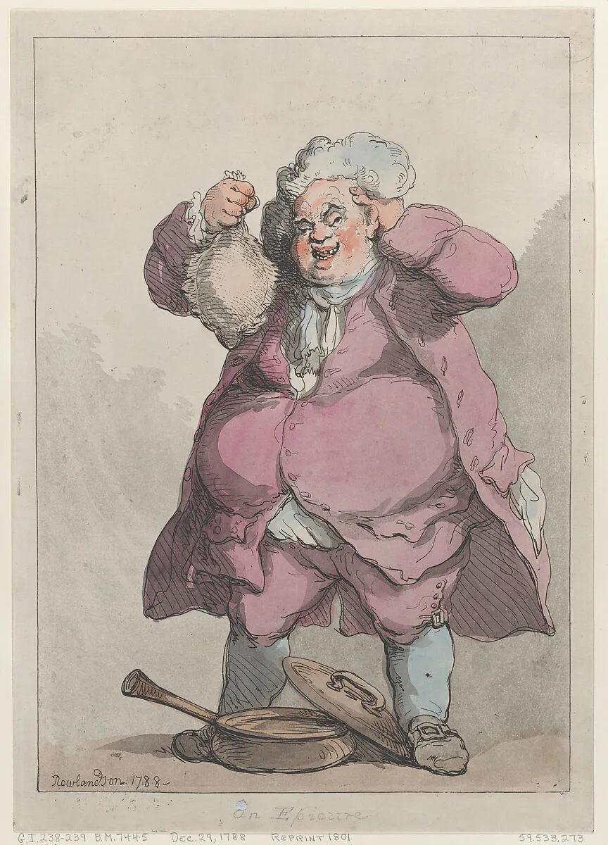 An Epicure — Thomas Rowlandson