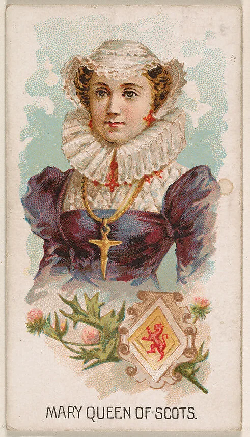 Mary Queen of Scots, from Leaders series (N222) issued by Kinney Bros. — Kinney Brothers Tobacco Company