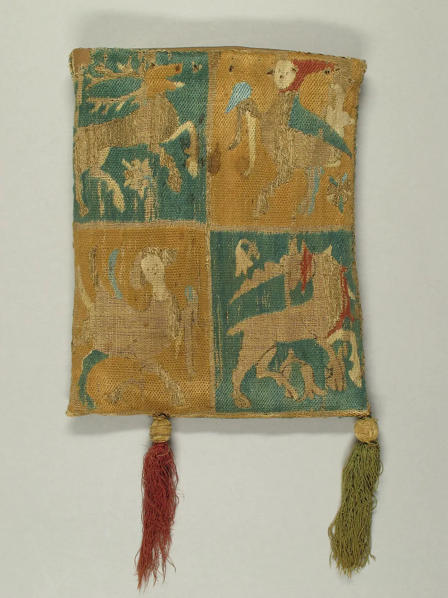 Purse with Two Figures under a Tree — Unknown
