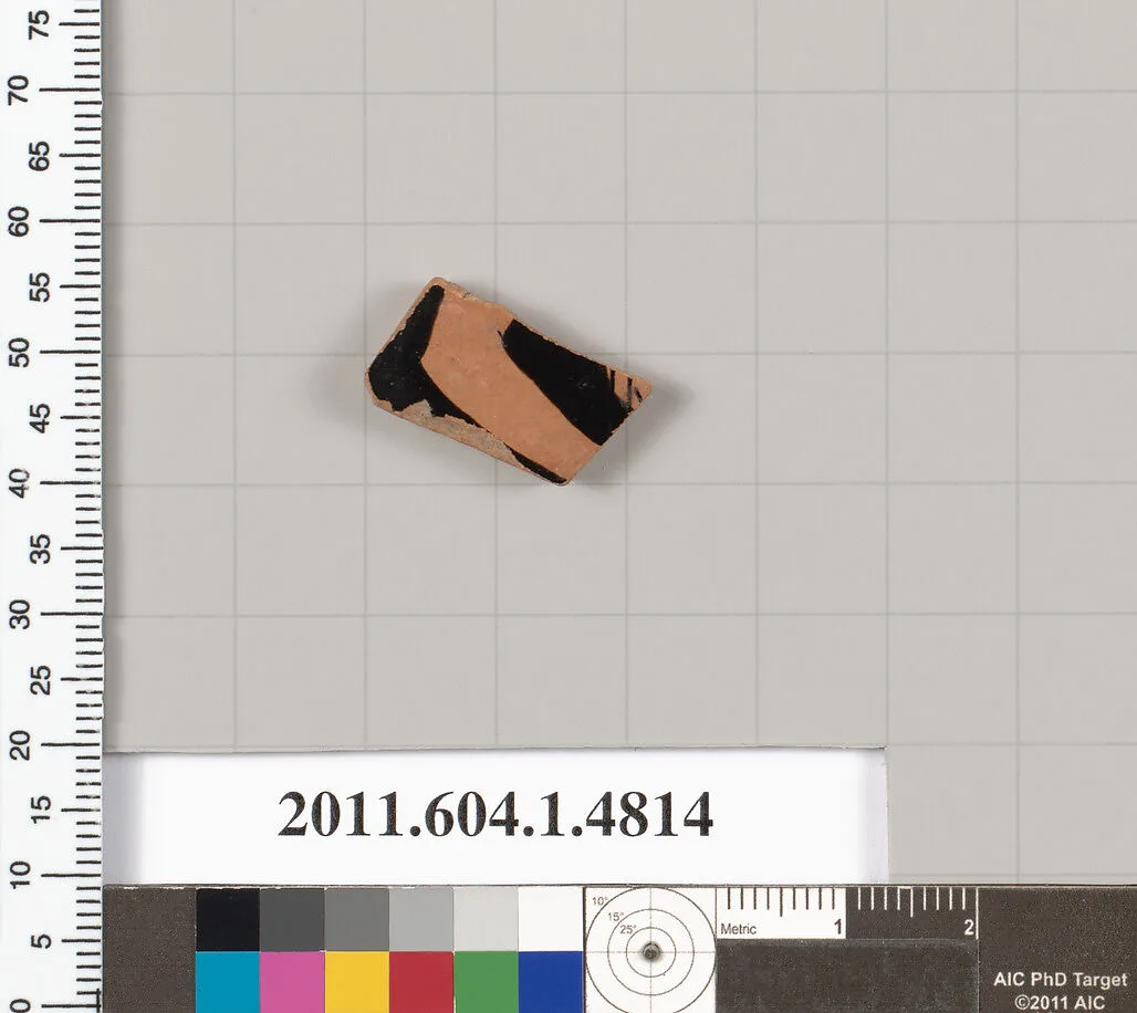 Terracotta fragment of a kylix (drinking cup) — Unknown