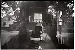 Barber Shop through Screen Door—McClellanville, South Carolina