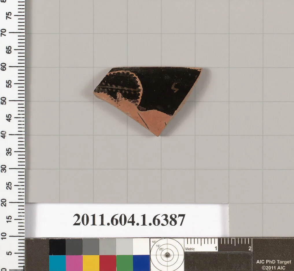 Terracotta rim fragment of a kylix (drinking cup) — Unknown