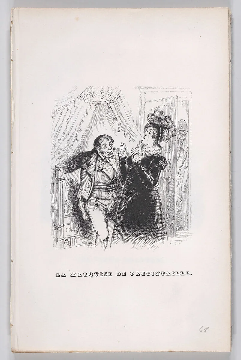 "The Marquise of Frivolty" from The Complete Works of Béranger — Fournier & Perrotin|Pierre Jean de Béranger|J. J. Grandville