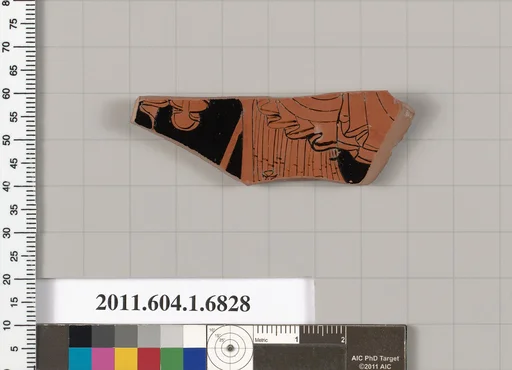 Terracotta fragment of a kylix (drinking cup)