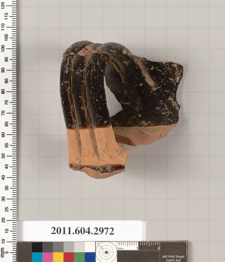 Terracotta fragment of an oinochoe (jug)