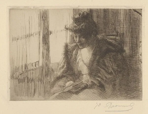 Woman Reading Before a Window (La liseuse devant la fenêtre) — Paul-Albert Besnard|André Marty