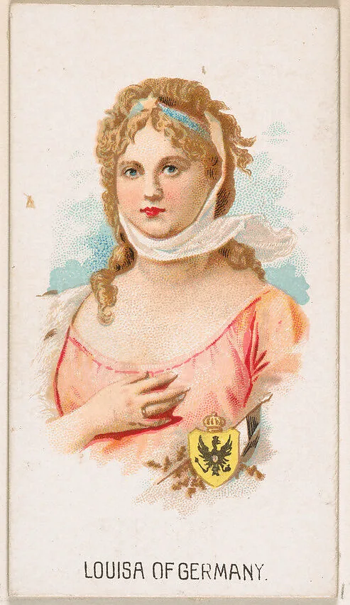 Louisa of Germany, from Leaders series (N222) issued by Kinney Bros. — Kinney Brothers Tobacco Company
