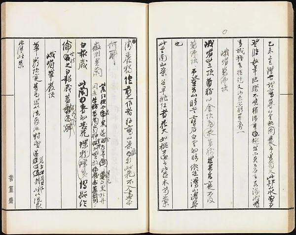 現代 謝稚柳 苦篁齋詩稿 冊|Poems and Notes on Painting — Xie Zhiliu