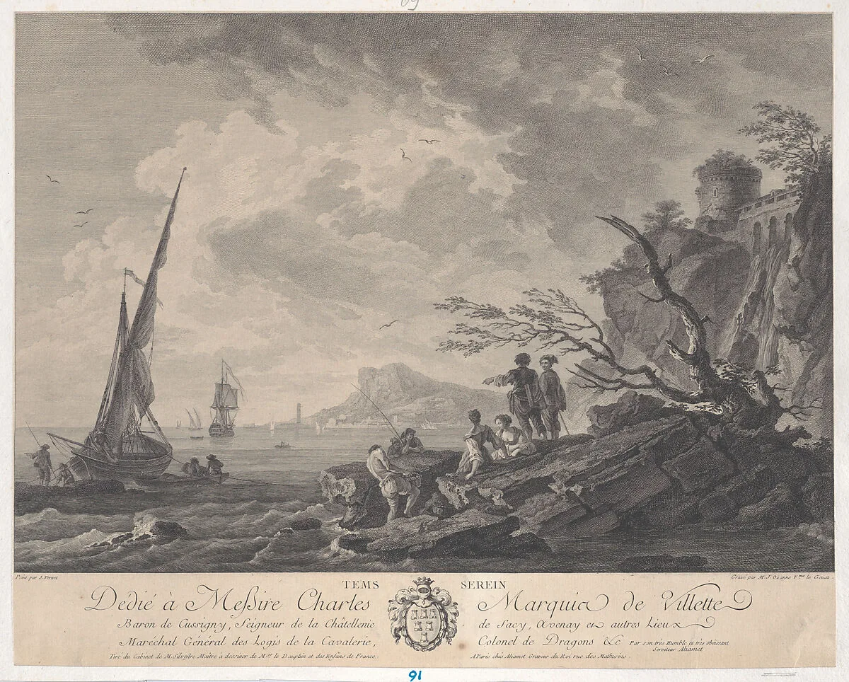 Serene Weather — Maria Fr. Ozanne|Joseph Vernet
