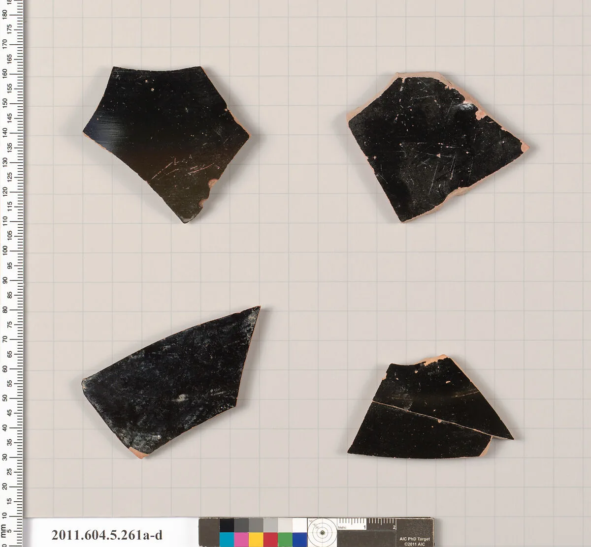 Terracotta fragments of kylikes (drinking cups) — Unknown