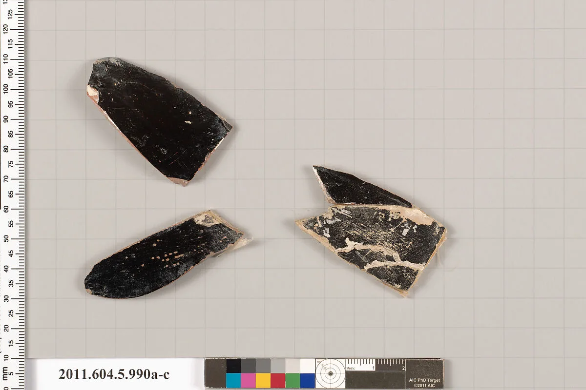 Terracotta fragments of kylikes (drinking cups) — Unknown