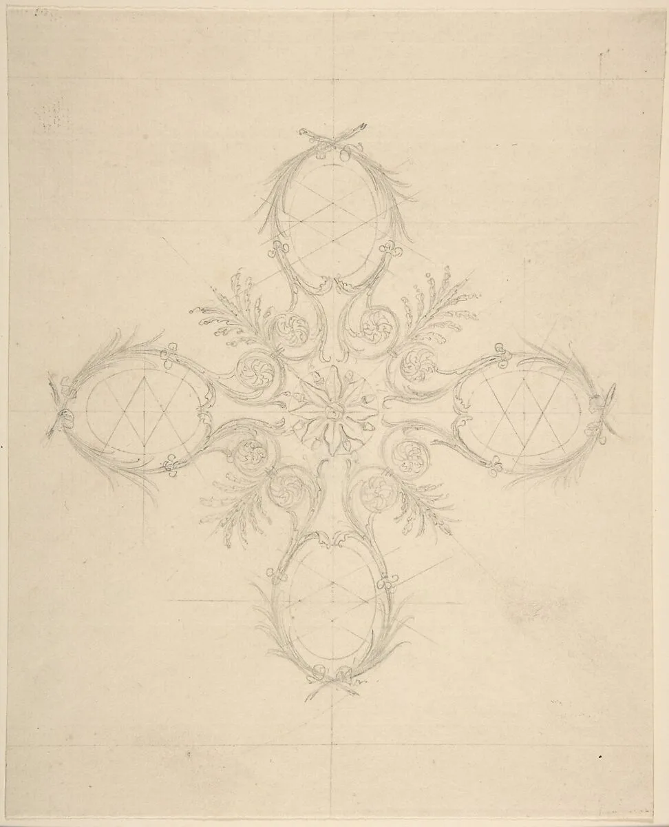Ornament in the Shape of a Cross — Sir William Chambers