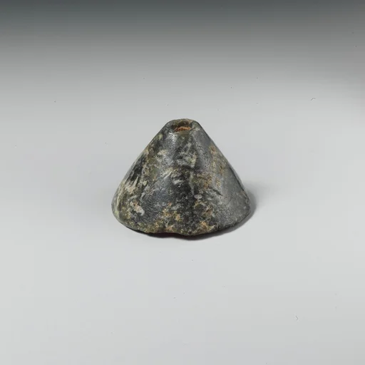 Steatite spindle whorl