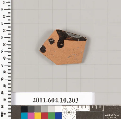 Terracotta fragment from a closed shape