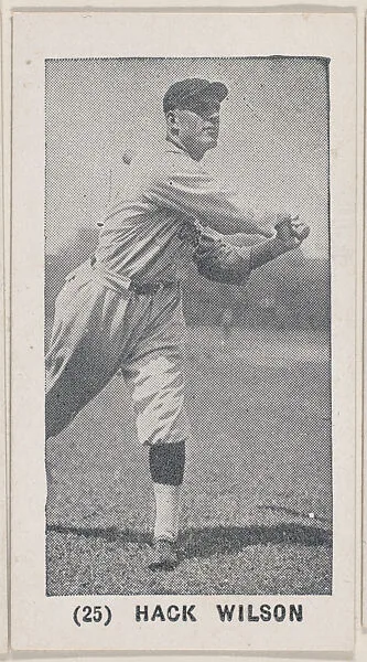 Hack Wilson from the Baseball Players photo series (W502) — Unknown