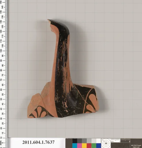 Terracotta fragment of a kylix (drinking cup)