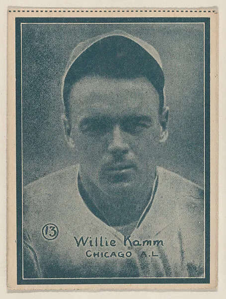 Willie Kamm, Chicago A.L. from the Baseball trade card series (W517) — Unknown