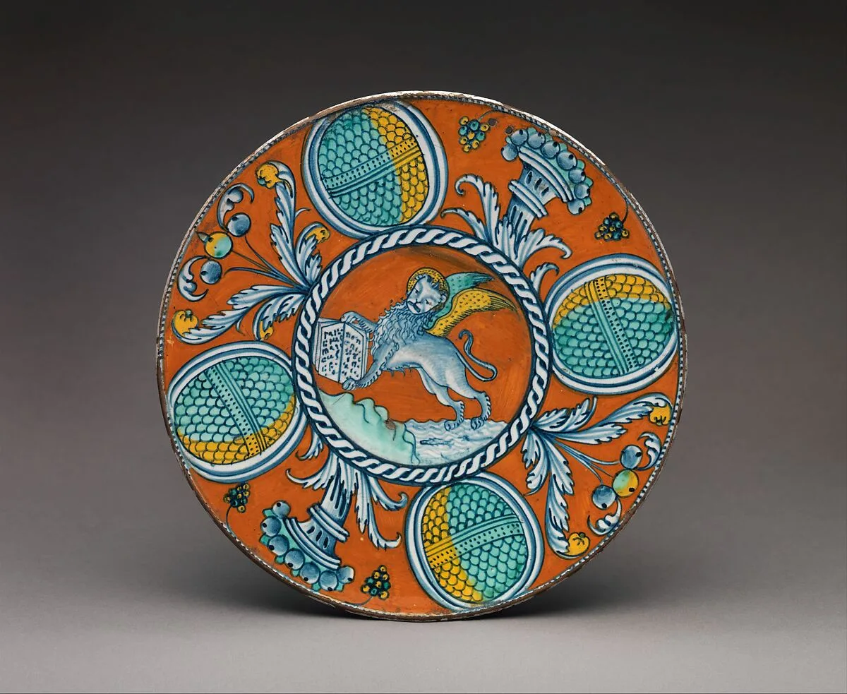 Plate with Lion of Saint Mark — Unknown