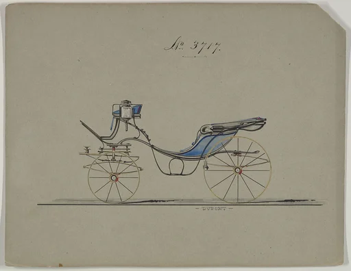 Design for Cabriolet or Victoria, no. 3717