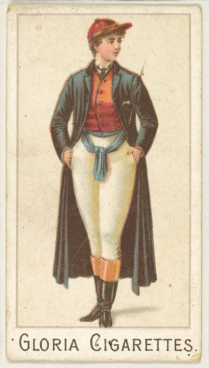 From the series "Sports Girls" (C190), issued by the American Cigarette Company, Ltd., Montreal, to promote Gloria Cigarettes — American Cigarette Company, Ltd.