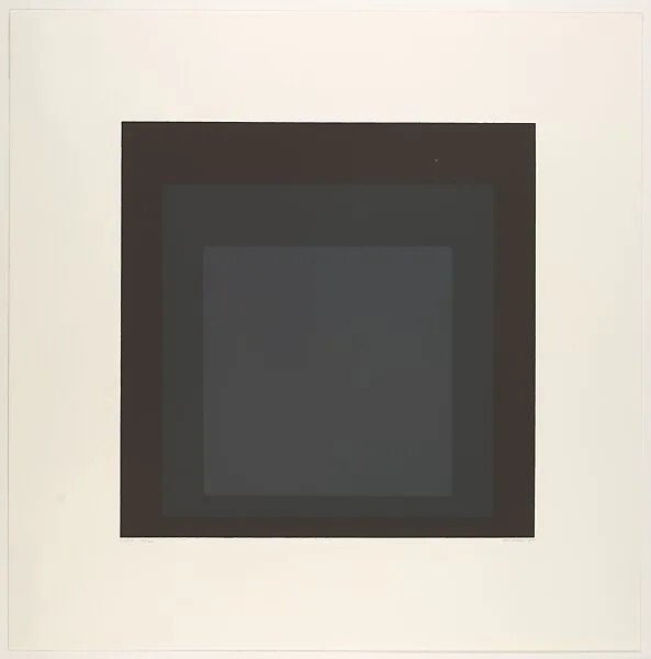 Late from Soft Edge–Hard Edge portfolio — Josef Albers