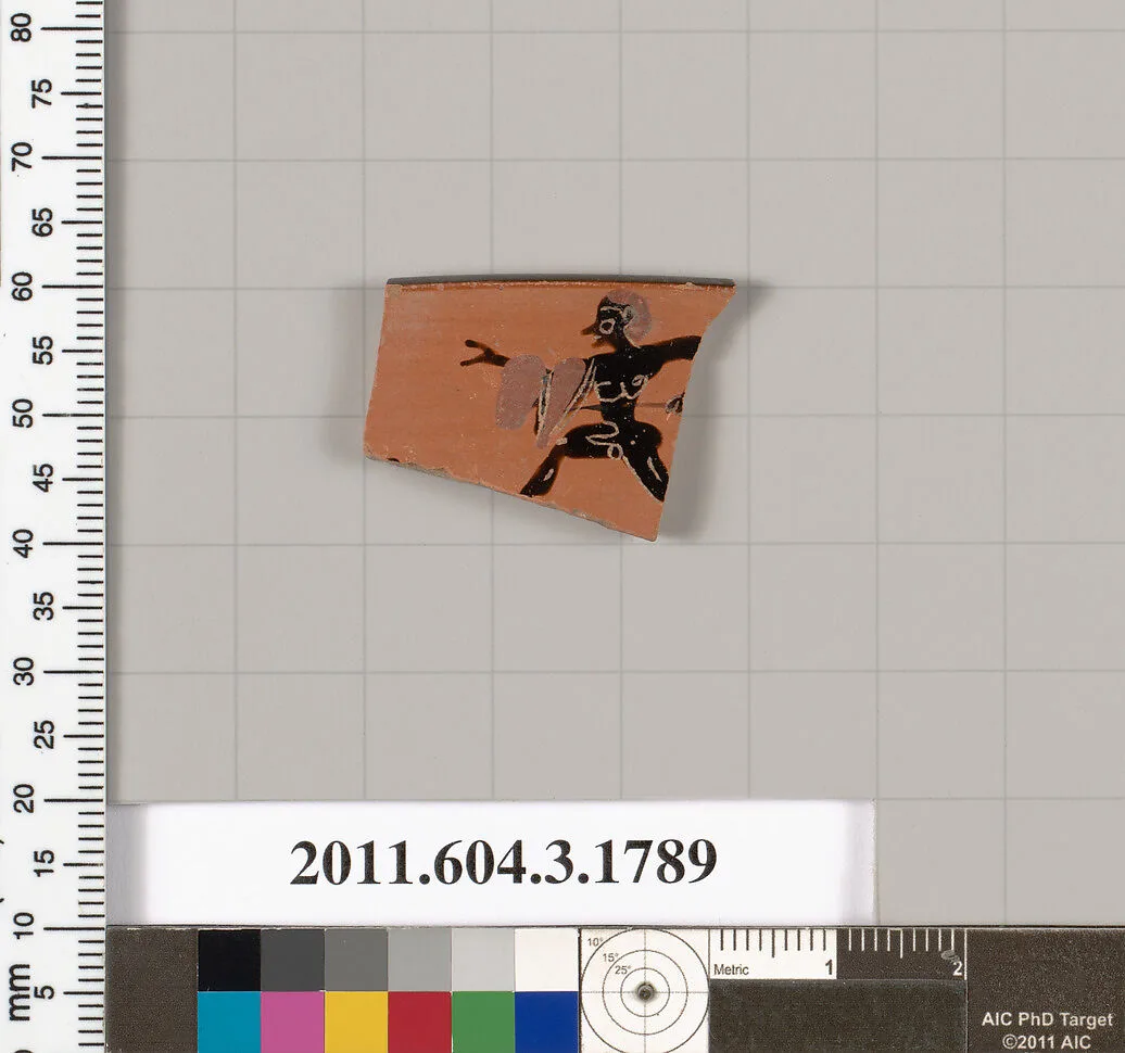 Terracotta rim fragment of a kylix: Lip cup (drinking cup) — Unknown