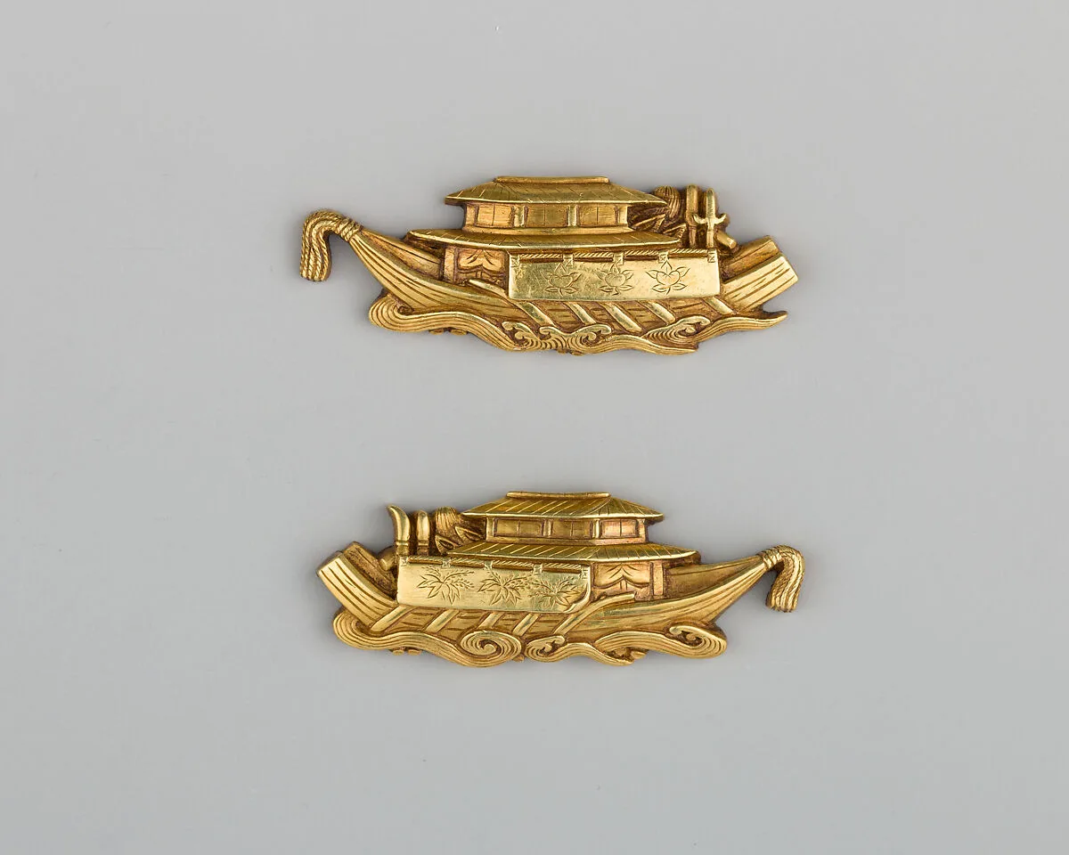Pair of Sword-Grip Ornaments (Menuki) — Unknown