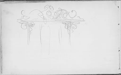Architectural Ornament (from Sketchbook of Javanese Dancers)