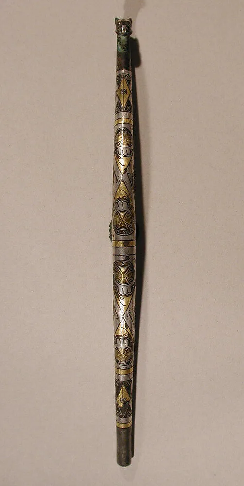 戰國 錯金銀青銅帶鈎|Belt hook — Unknown