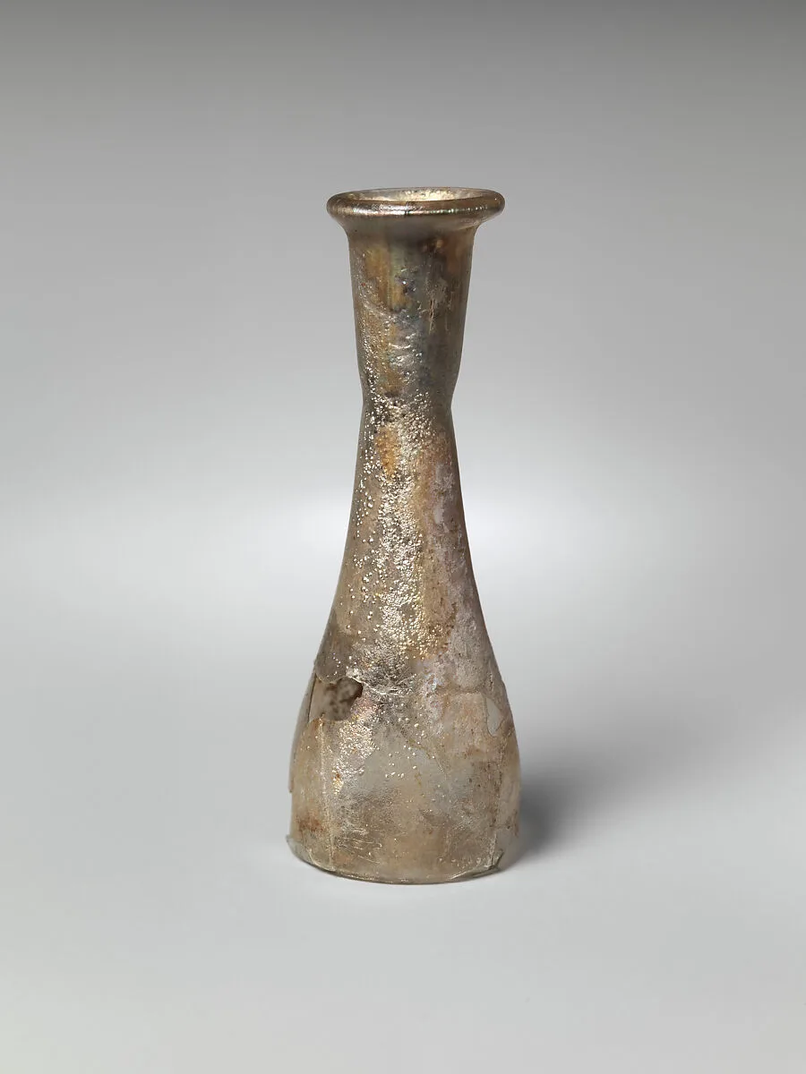 Glass perfume bottle — Unknown