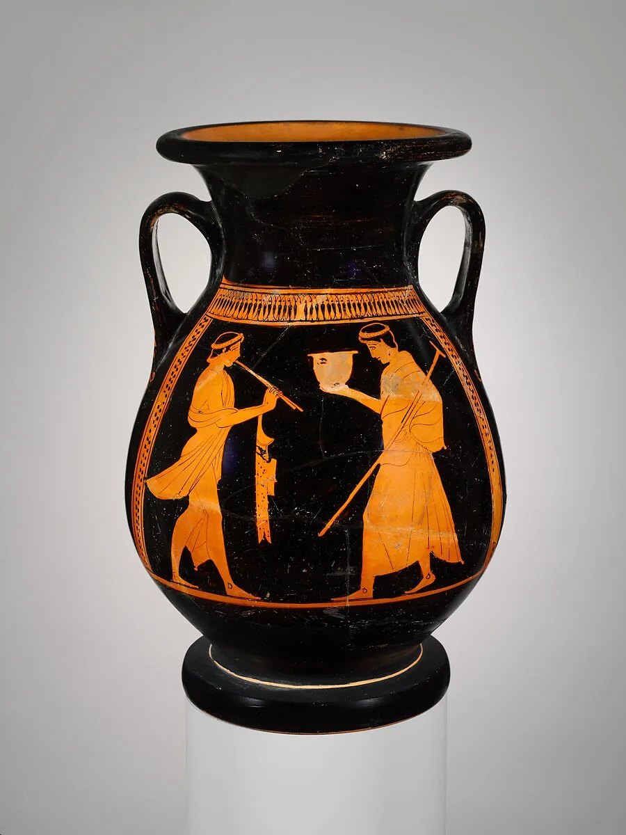 Terracotta pelike (jar) — Mannerists