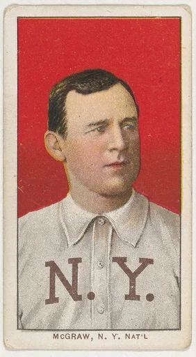 McGraw, New York, National League, from the White Border series (T206) for the American Tobacco Company