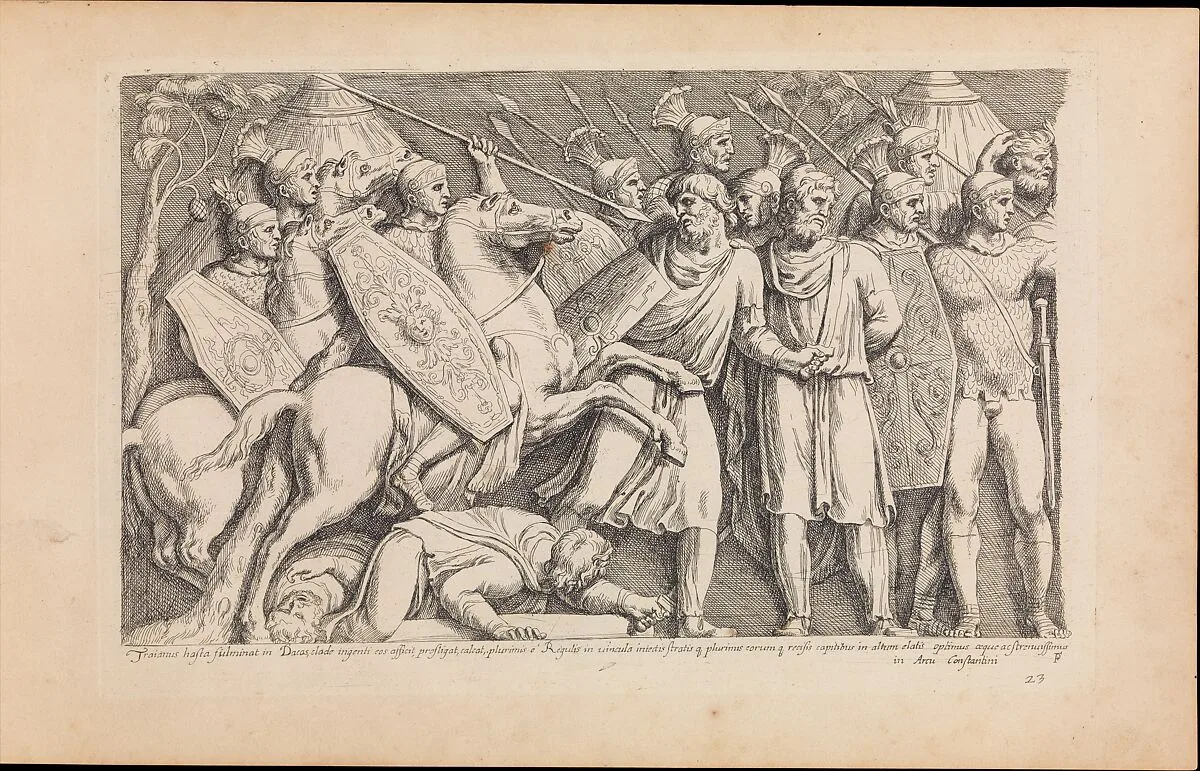 Icones et segmenta illvstriuvm e marmore tabvlarvm qvae Romae adhvc extant a Francisco Perrier, delineata incisa et ad antiqvam formam lapideis exemplaribvs passim collapsis restitvta — François Perrier