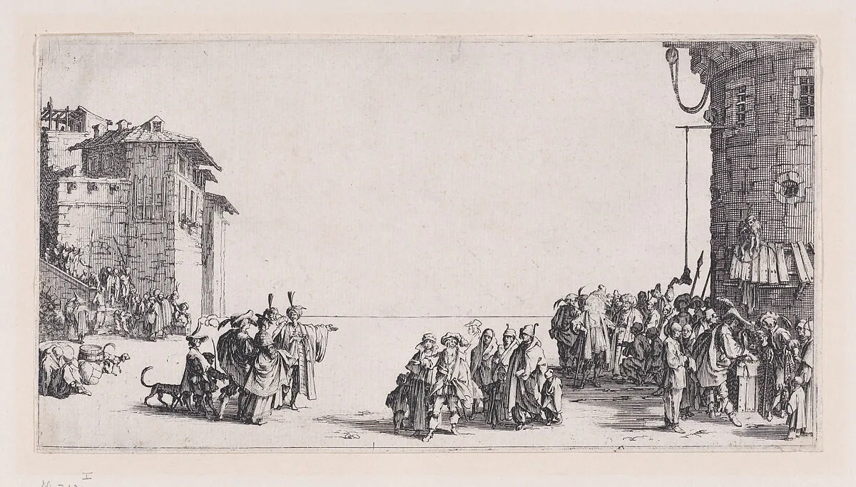 The Slave Market (Le Marché d'esclaves) — Jacques Callot