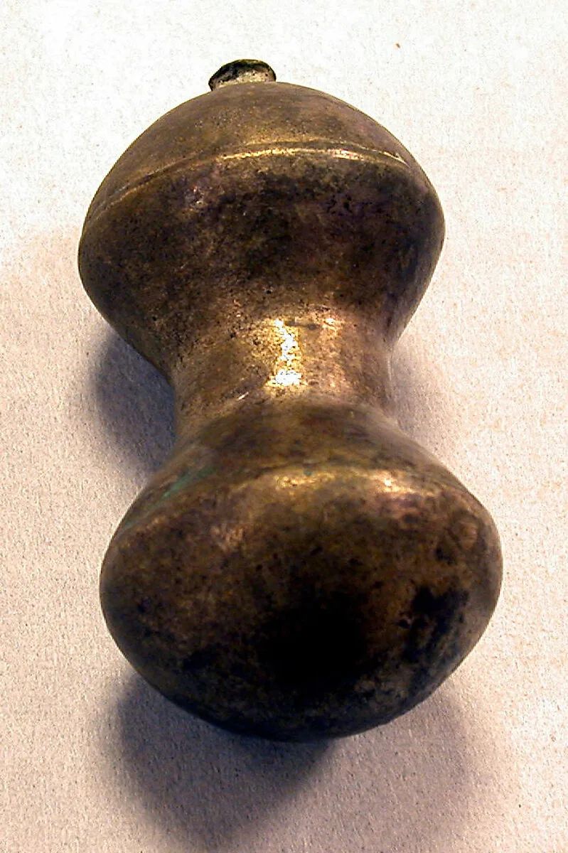 Hammered Silver Peanut Ornament — Unknown