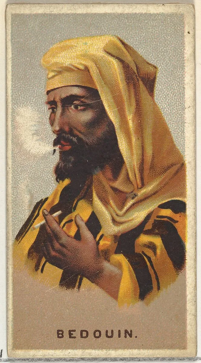 Bedouin, from World's Smokers series (N33) for Allen & Ginter Cigarettes — Allen & Ginter