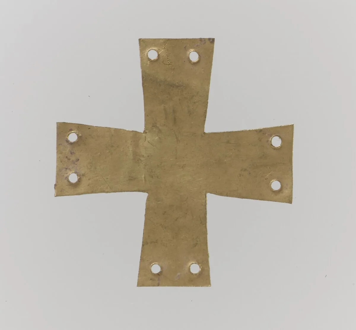Gold Appliqué in the Form of a Cross — Unknown