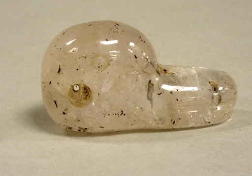 Rock Crystal Duck Pendant