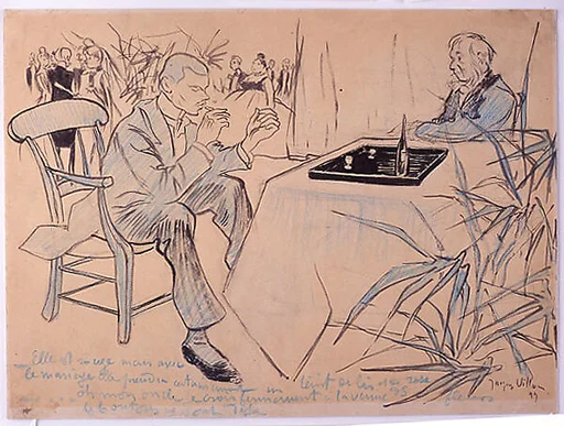 Young Man in Conversation with His Uncle