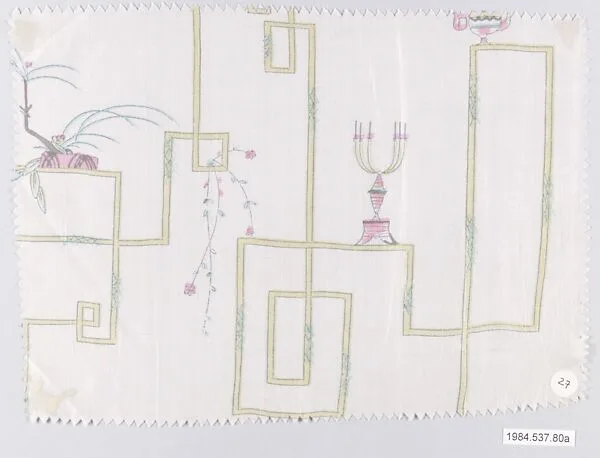 Textile samples — Josef Hoffmann|Wiener Werkstätte