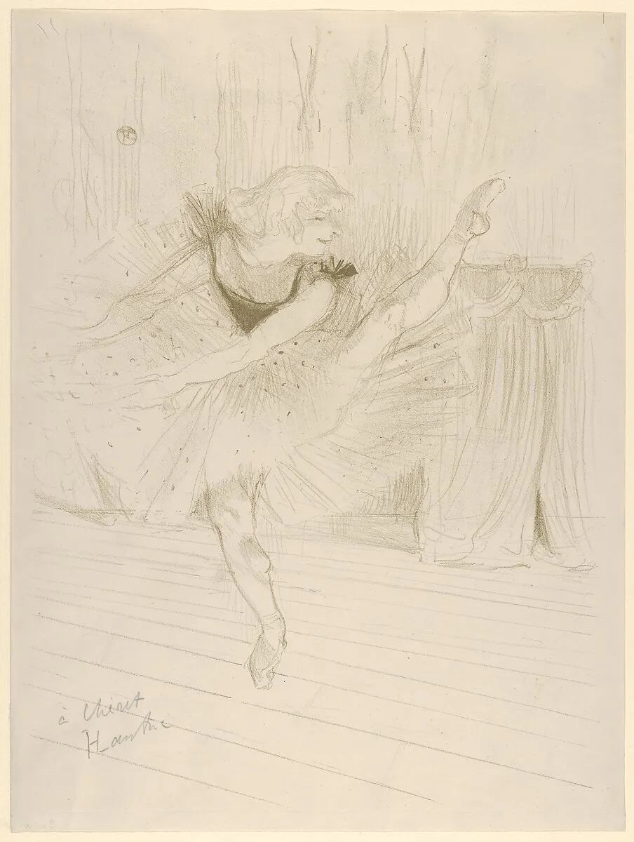 Miss Ida Heath, English Dancer — Henri de Toulouse-Lautrec|Edouard Kleinmann