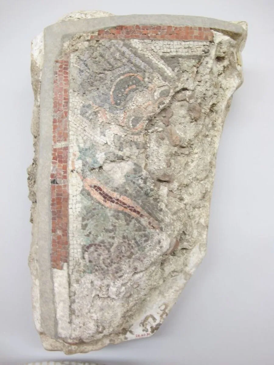 Mosaic of a mask — Unknown