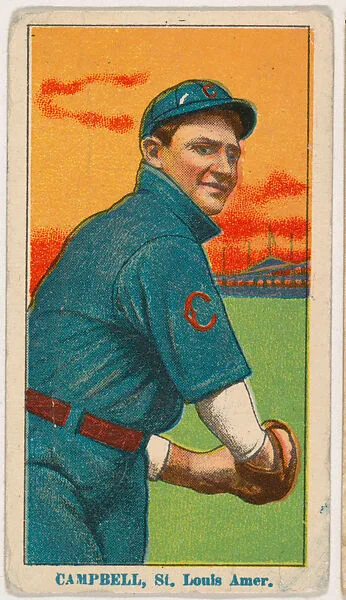 Billy Campbell, St. Louis, from Coupon Cigarettes Baseball Issue, 1914-1916 — Coupon Cigarettes