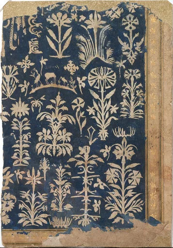 Album Page with Cut-Paper Decoration