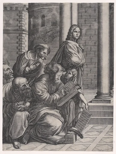 The Group, from Raphael's "School of Athens"