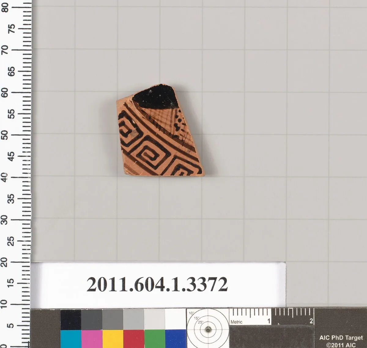 Terracotta fragment of a kylix (drinking cup) — Unknown