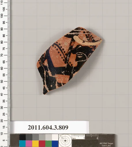 Terracotta fragment of a lekythos (oil flask)