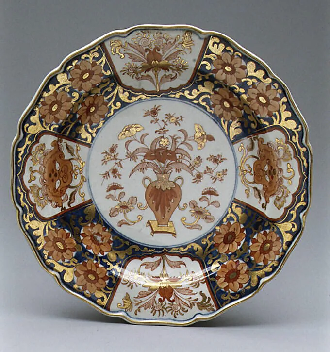 Plate — Worcester factory